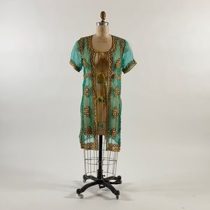 Vintage open front kaftan needs repair